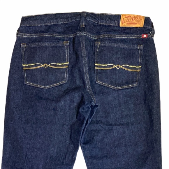 Lucky Brand Jeans Dark Wash Flared Reg Inseam 6 28 - Picture 5 of 10